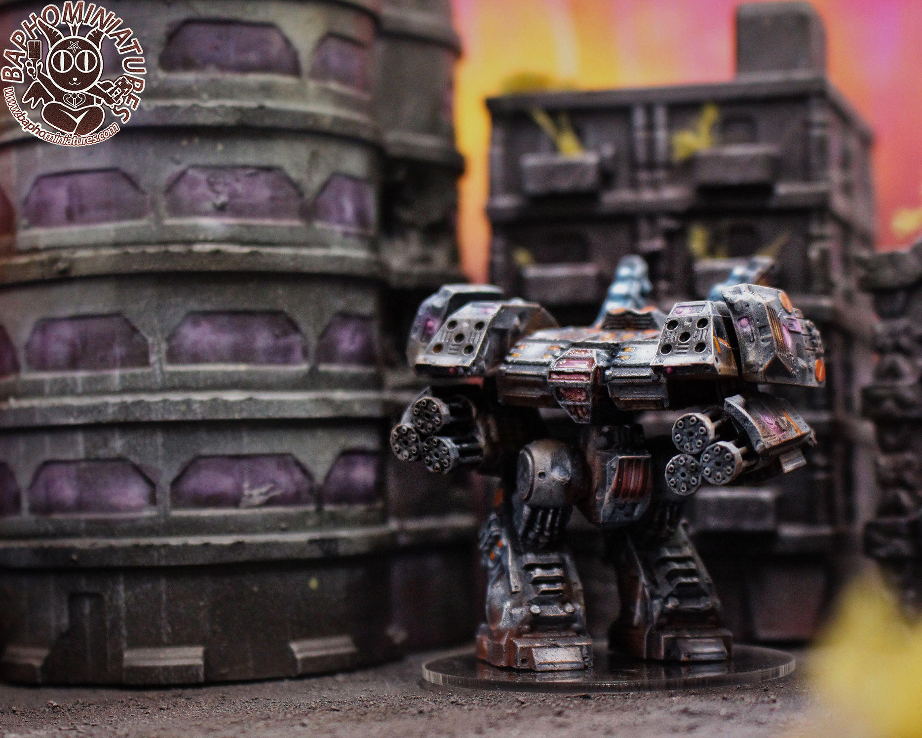 Mech- Odium Regional Purifier Mech 3D print model_9