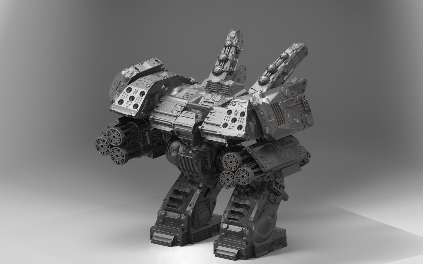 Mech- Odium Regional Purifier Mech 3D print model_2