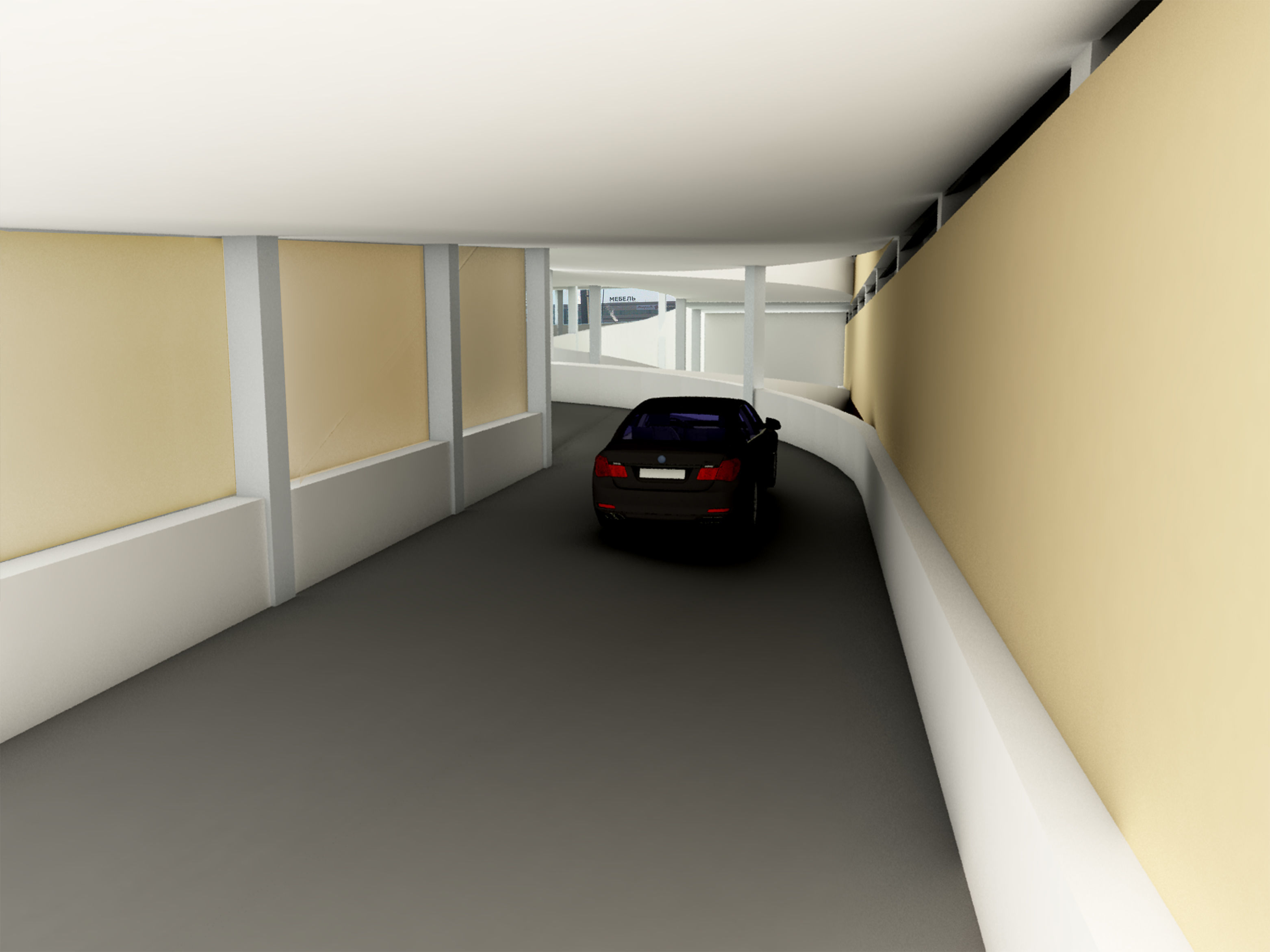 Car parking for 1256 cars of 10 floors  3D model_3