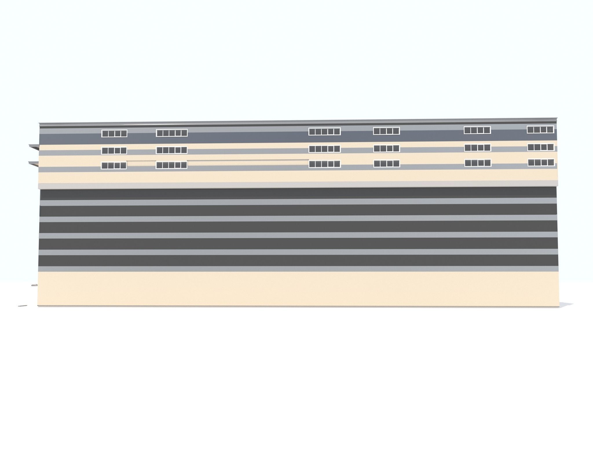 Car parking for 1256 cars of 10 floors  3D model_11