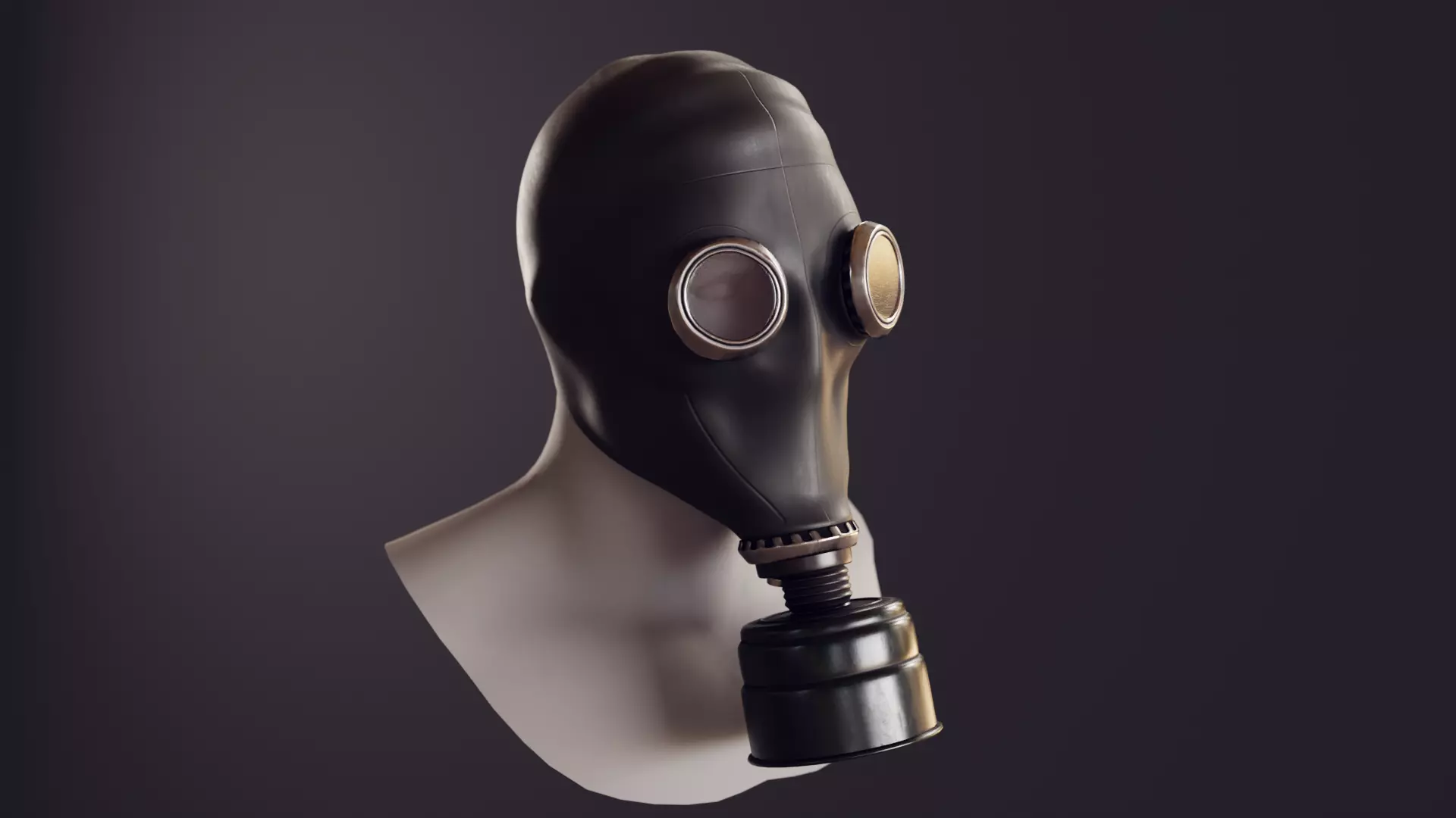 gas mask gp-5 3D model_0