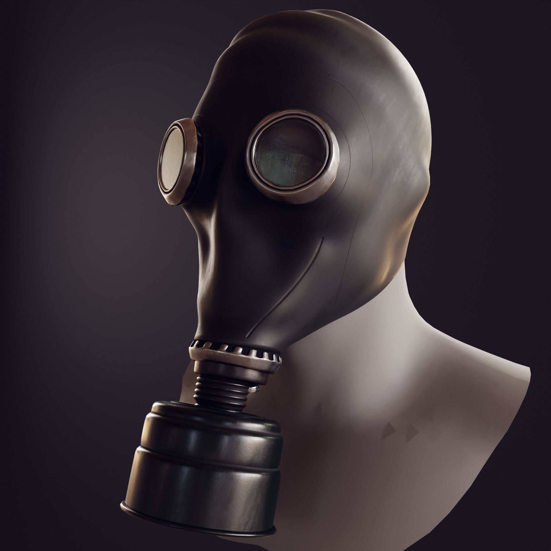 gas mask gp-5 3D model_1