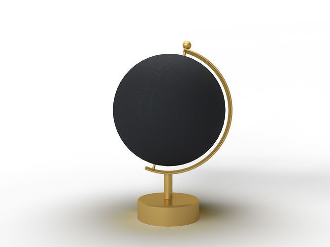 Black Globe 3D model