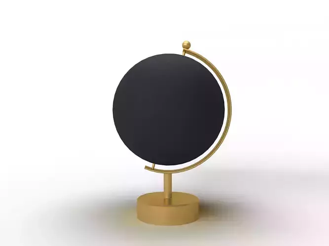 Black Globe 3D model