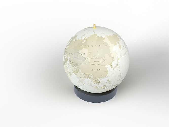 Vintage Globe 3D model
