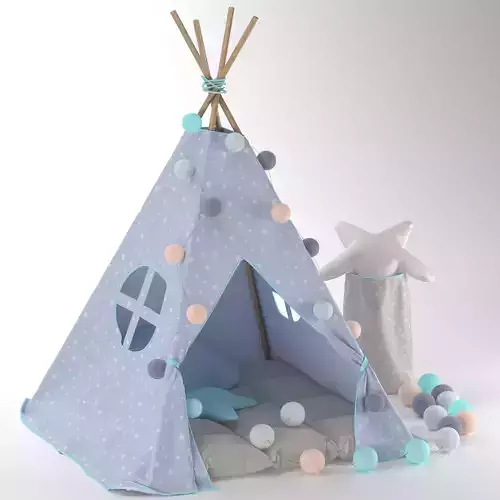 Childrens wigwam 3D model