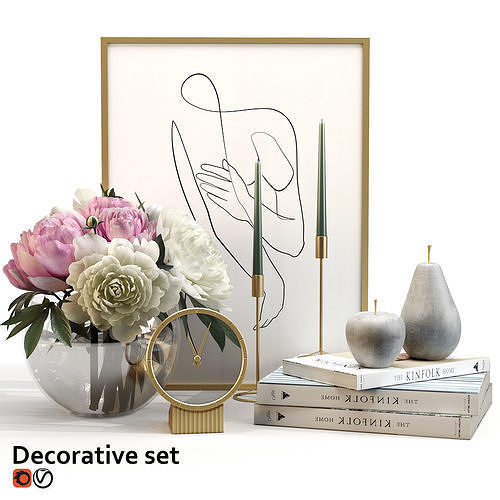 Decorative set 3D model