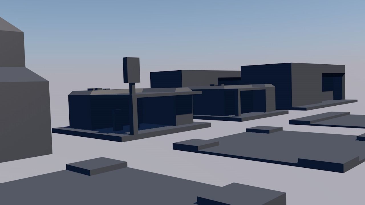 Modular Lowpoly City  Free low-poly 3D model_3