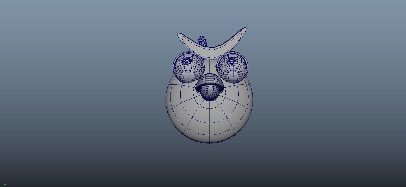 Angry Baird 3D Model  3D model_4