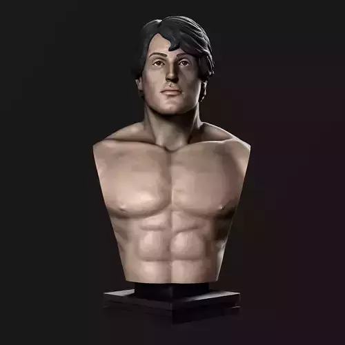 Rocky Balboa Bust  - 3D printing 3D print model