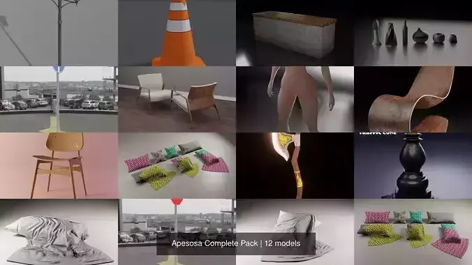 Apesosa Complete Pack 3D Model Collection