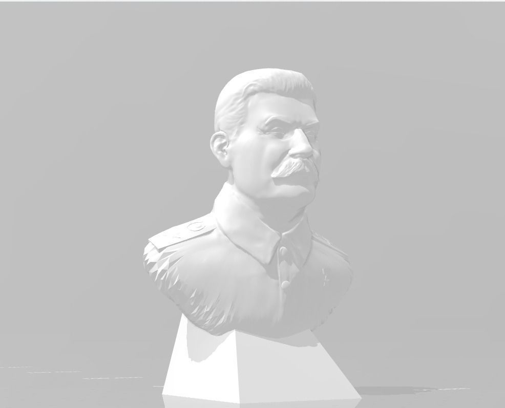 Joseph Stalin bust 3D print model_1