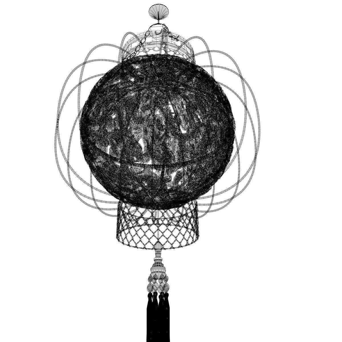 Chinese lantern 3D model_6