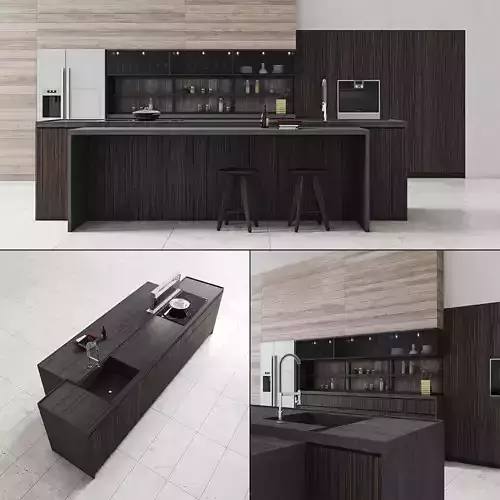 Kitchen 58 3D model Kitchen 58 3D model