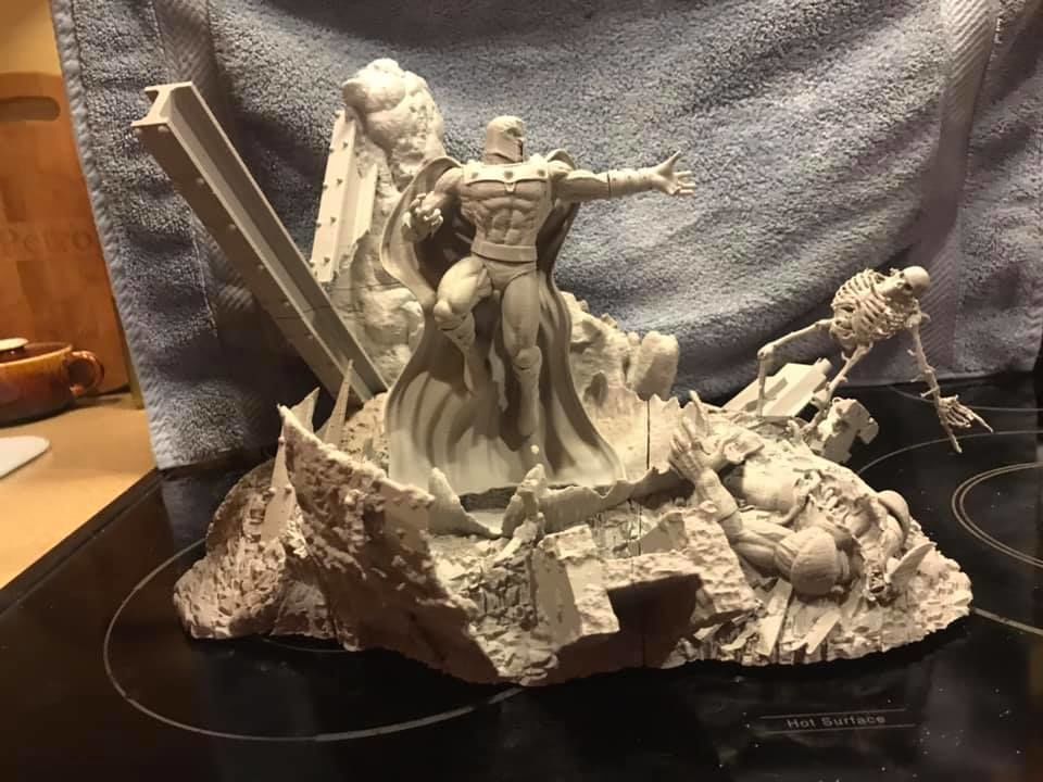 Creators Will Magneto Versus Wolverine Fan Art 3D print model_4