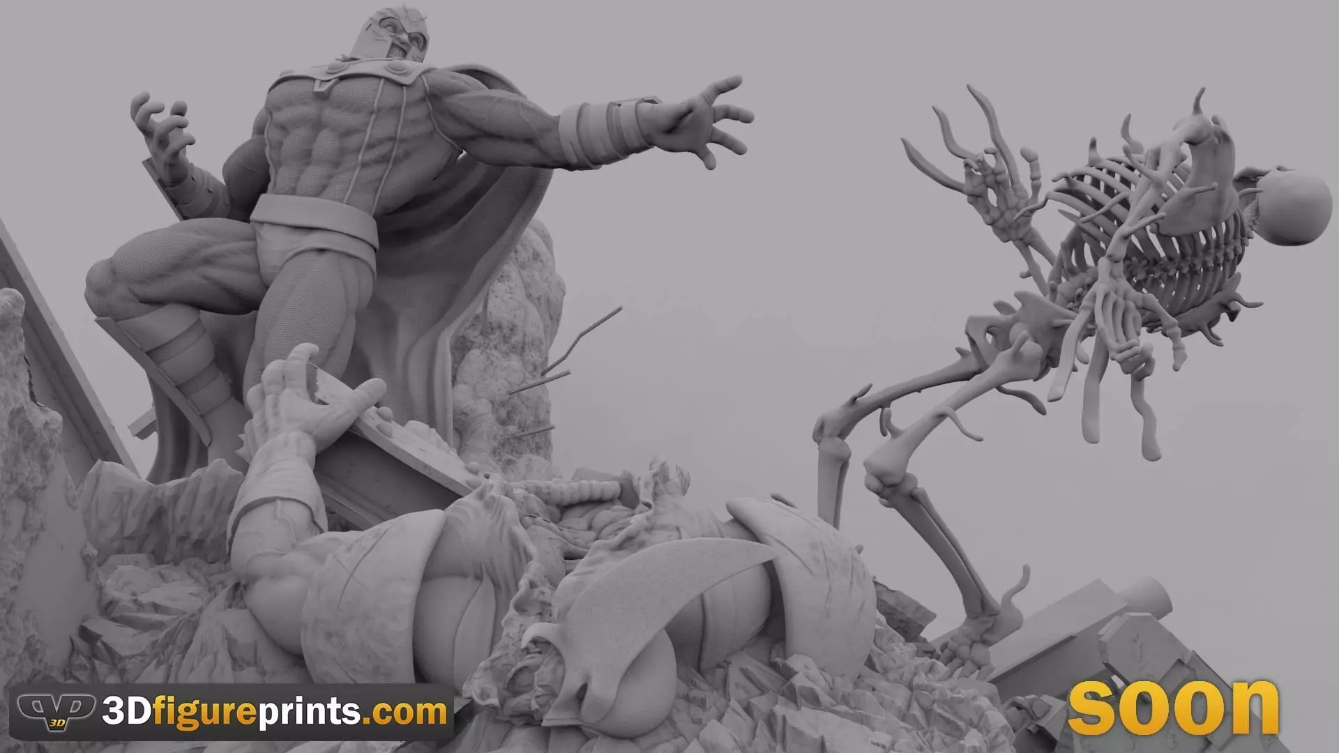 Creators Will Magneto Versus Wolverine Fan Art 3D print model_0