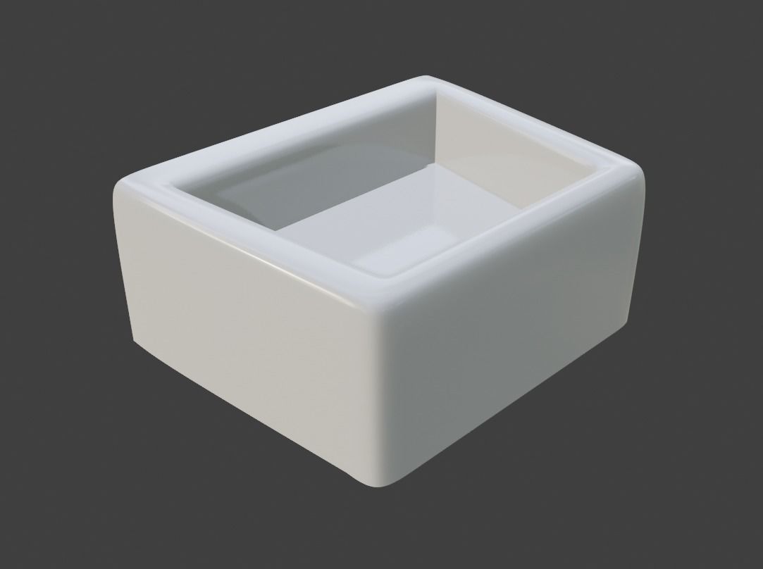 Ramp Tap Water Faucet with Subdivision Ready Low-poly 3D model_9