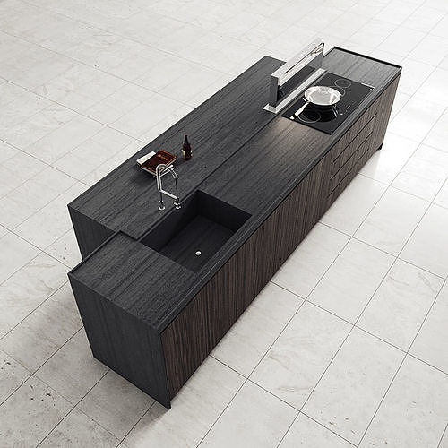 Kitchen collection 50 x9  3D Model Pack 5