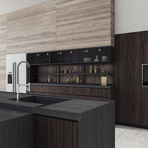 Kitchen collection 50 x9  3D Model Pack 4