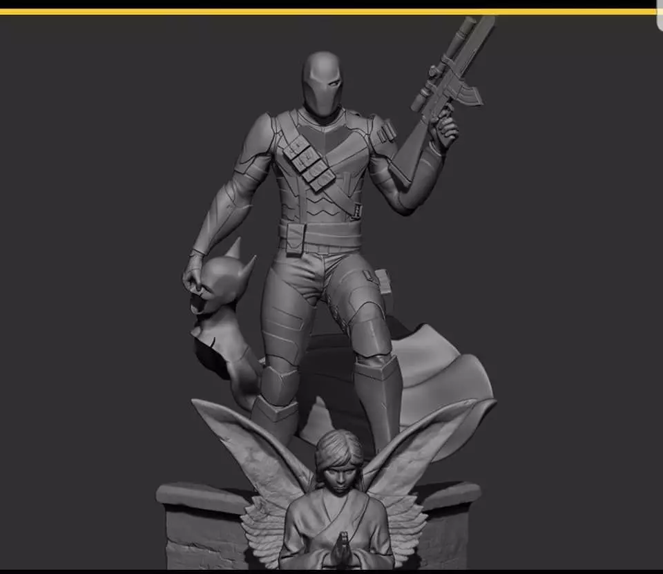 Deathstroke Fan Art 3D print model_0