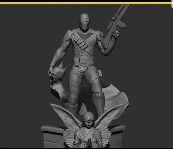 Deathstroke Fan Art 3D print model