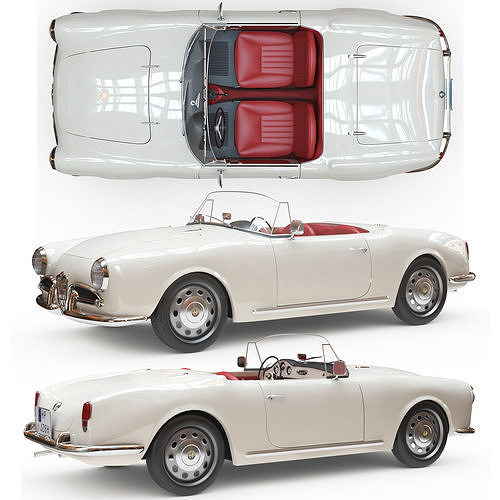 Alfa Romeo Giulia Spider 1964 3D model