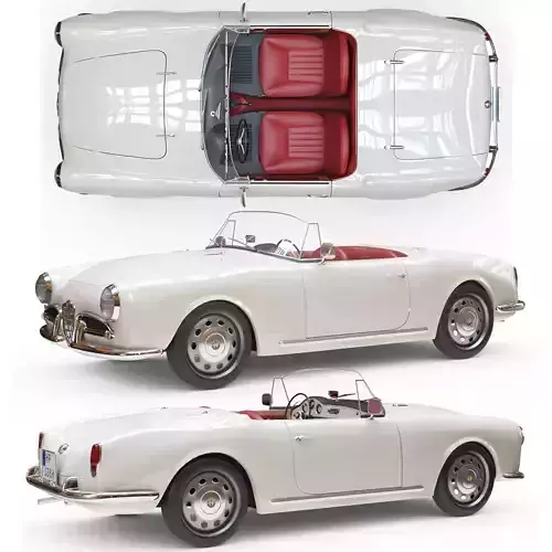 Alfa Romeo Giulia Spider 1964 3D model