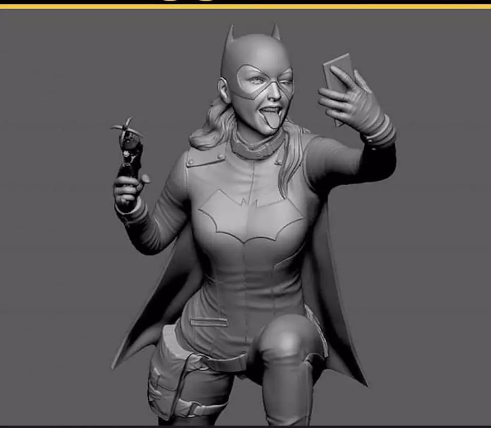 Batgirl Burnside Fan Art 3D print model