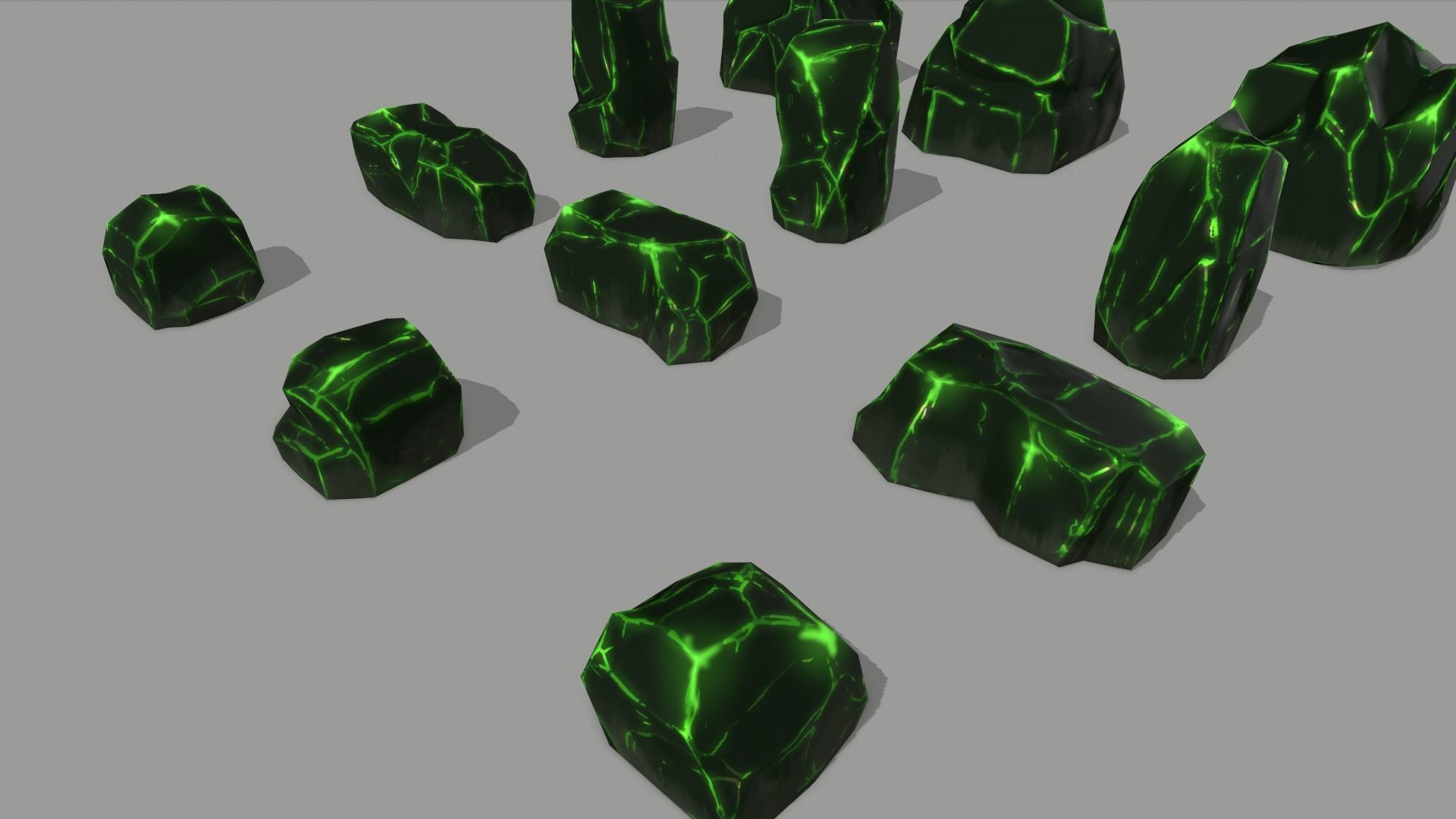 Stone game ready Low-poly 3D model_11