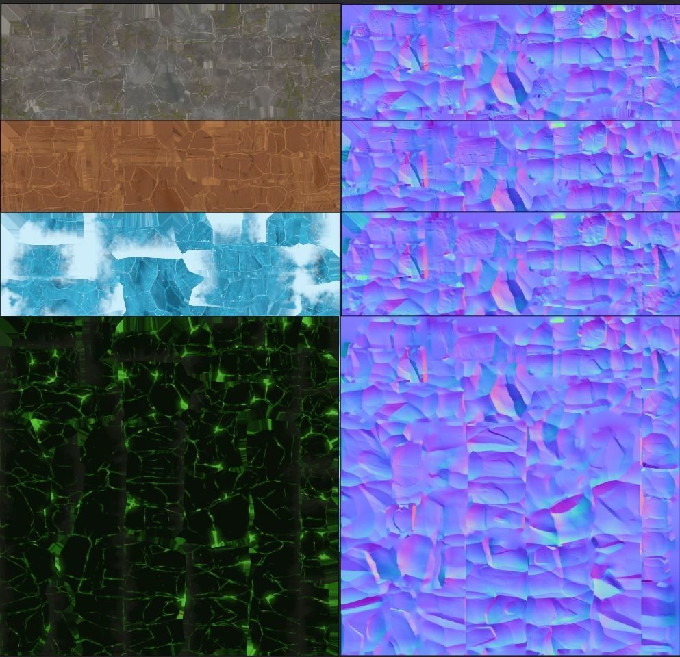 Stone game ready Low-poly 3D model_20