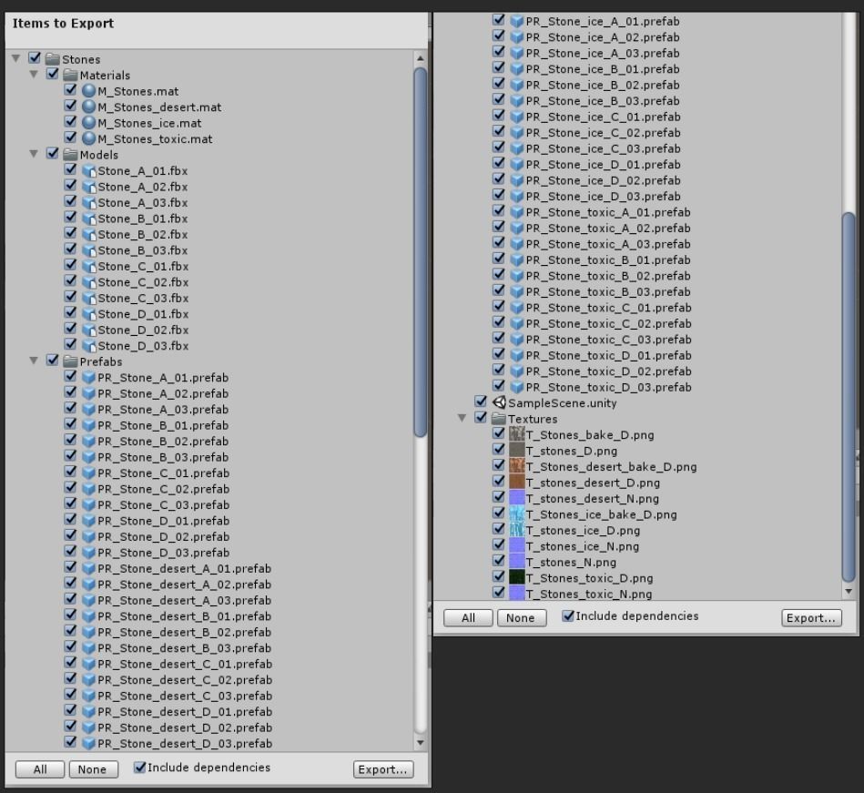 Stone game ready Low-poly 3D model_2