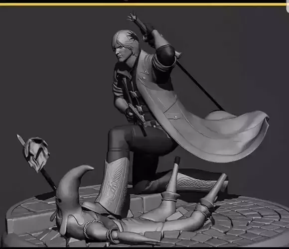Dante DMC Fan Art 3D print model