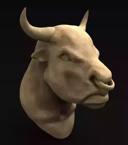 Bull Head 3D Model