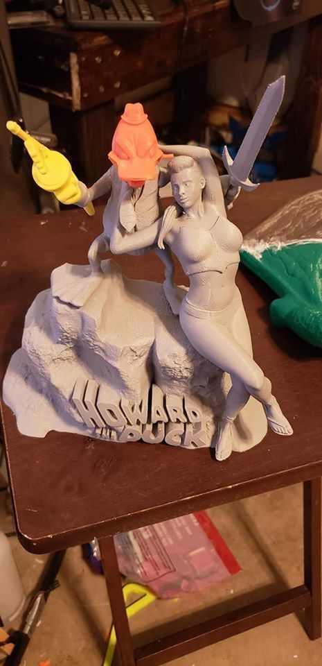 Howard the Duck Fan Art 3D print model_3