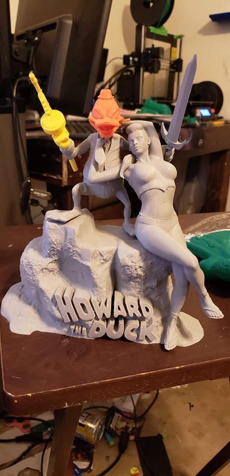 Howard the Duck Fan Art 3D print model_2