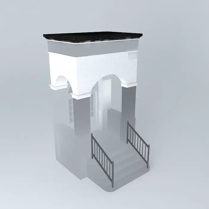 Arched Entry Free 3D model