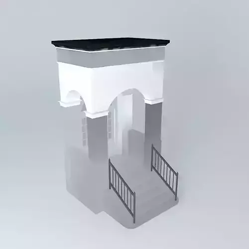 Arched Entry Free 3D model