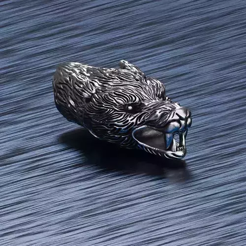 bracelet Wolf 3D print model