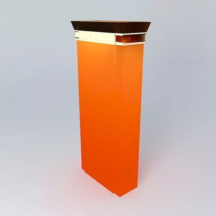 Art Deco Pillar Free 3D model