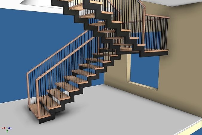 Stair 3D model