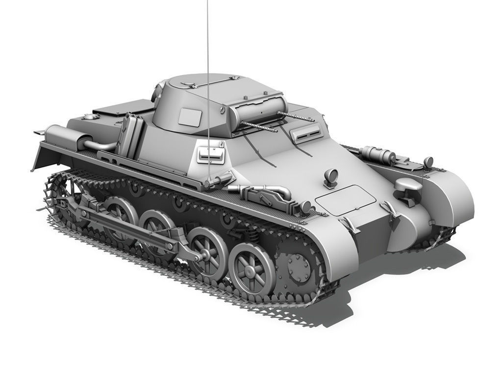 PzKpfw 1 - Panzer 1 - Ausf A 3D model_4