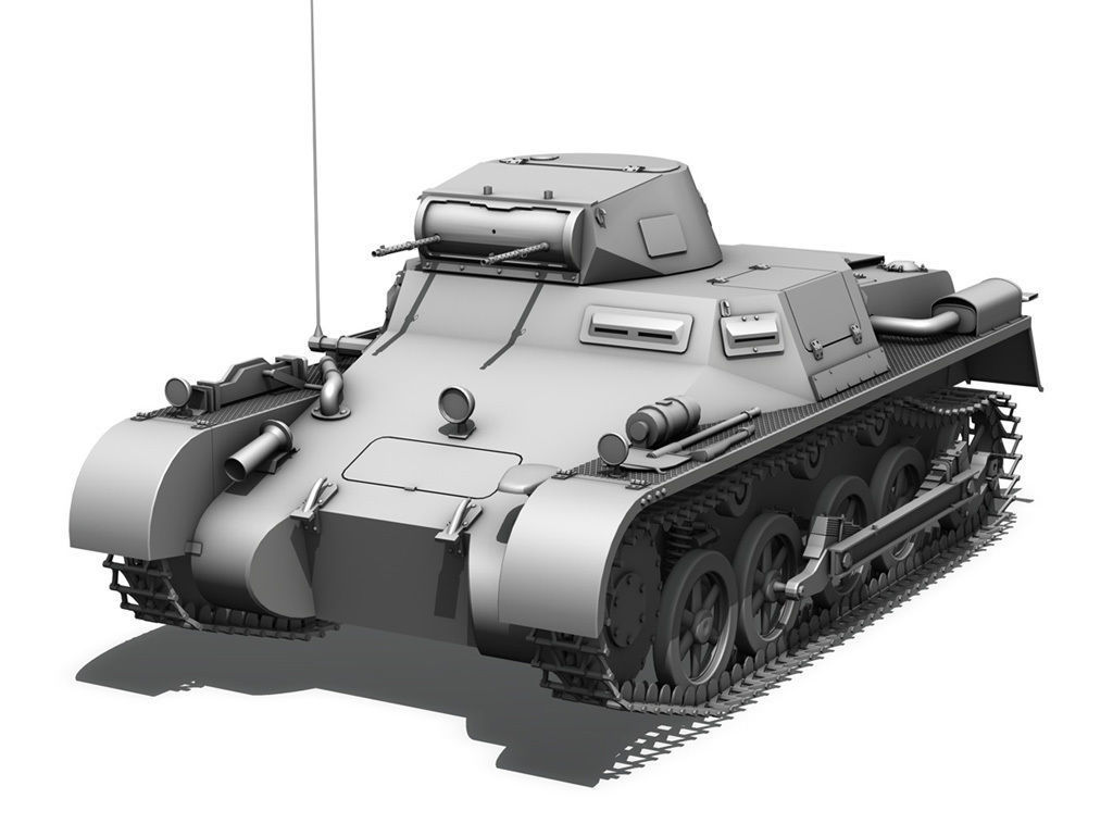 PzKpfw 1 - Panzer 1 - Ausf A 3D model_3