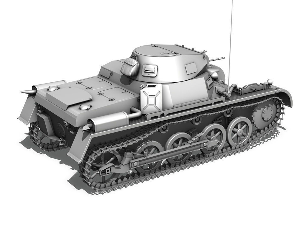 PzKpfw 1 - Panzer 1 - Ausf A 3D model_5