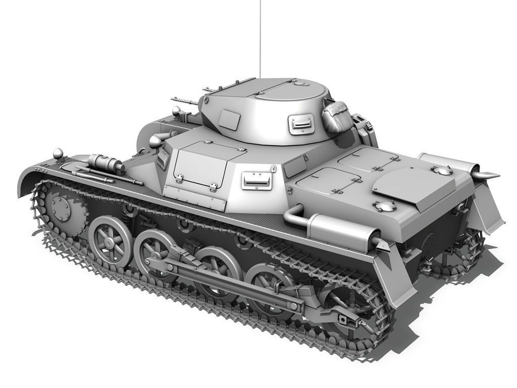 PzKpfw 1 - Panzer 1 - Ausf A 3D model_2