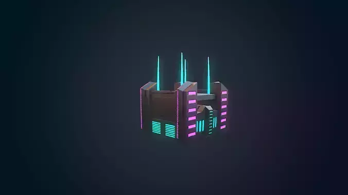 Sci-fi Building - 09