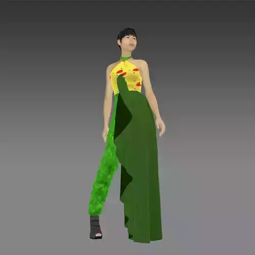 African themed - Marvelous designer Free 3D model