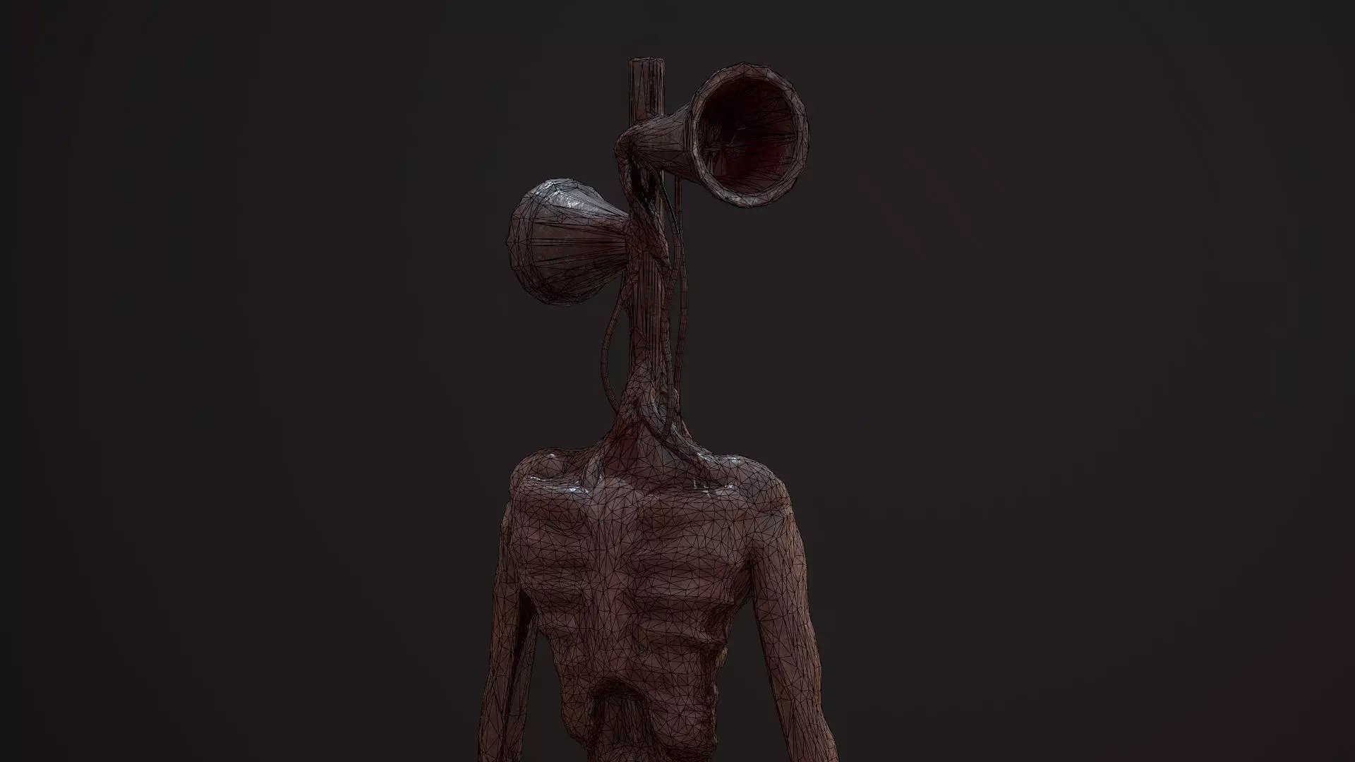 Siren Head 3D model_0