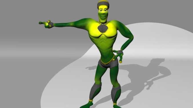 Pretty Humanoid Free low-poly 3D model
