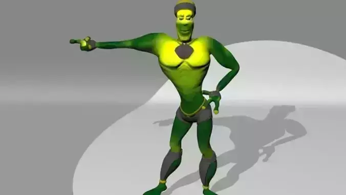 Pretty Humanoid Free low-poly 3D model