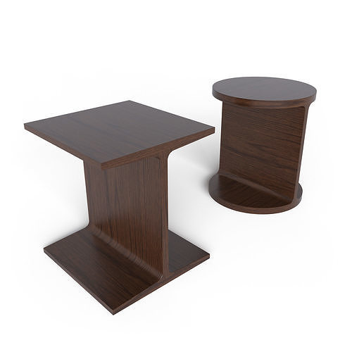 I-Beam Side Table 3D model